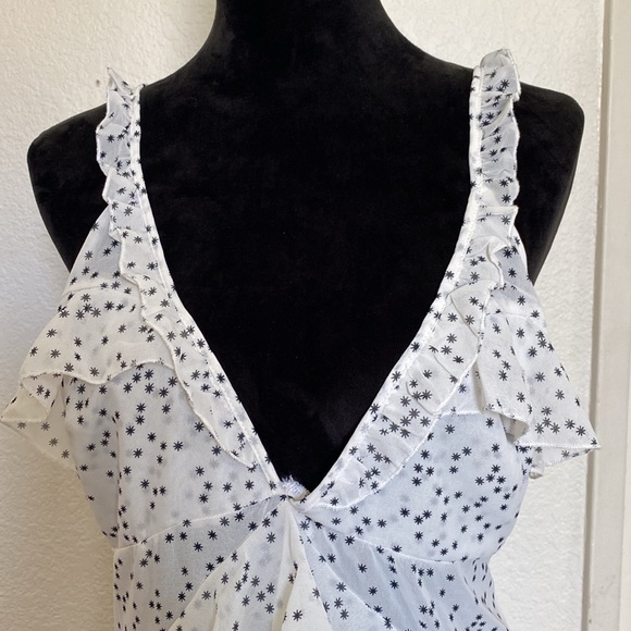 Nasty gal White black star romper - Picture 2 of 9